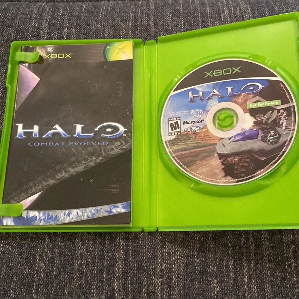 Halo Combat Evolved XBOX Microsoft 2002 (Tested and works)